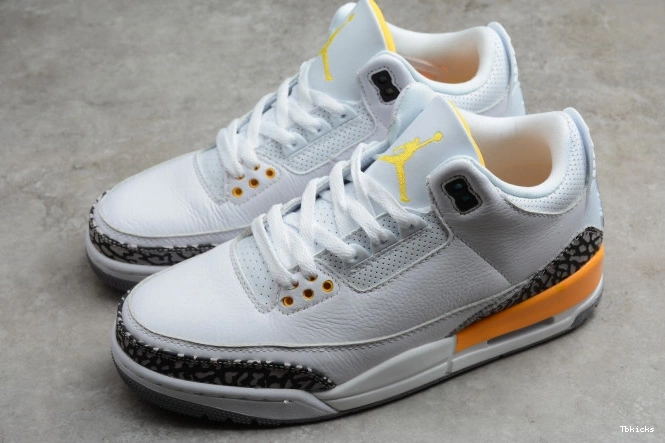 Rep TBK LASER ORANGE (W) JORDAN AIR 3 RETRO CK9246-108 0802